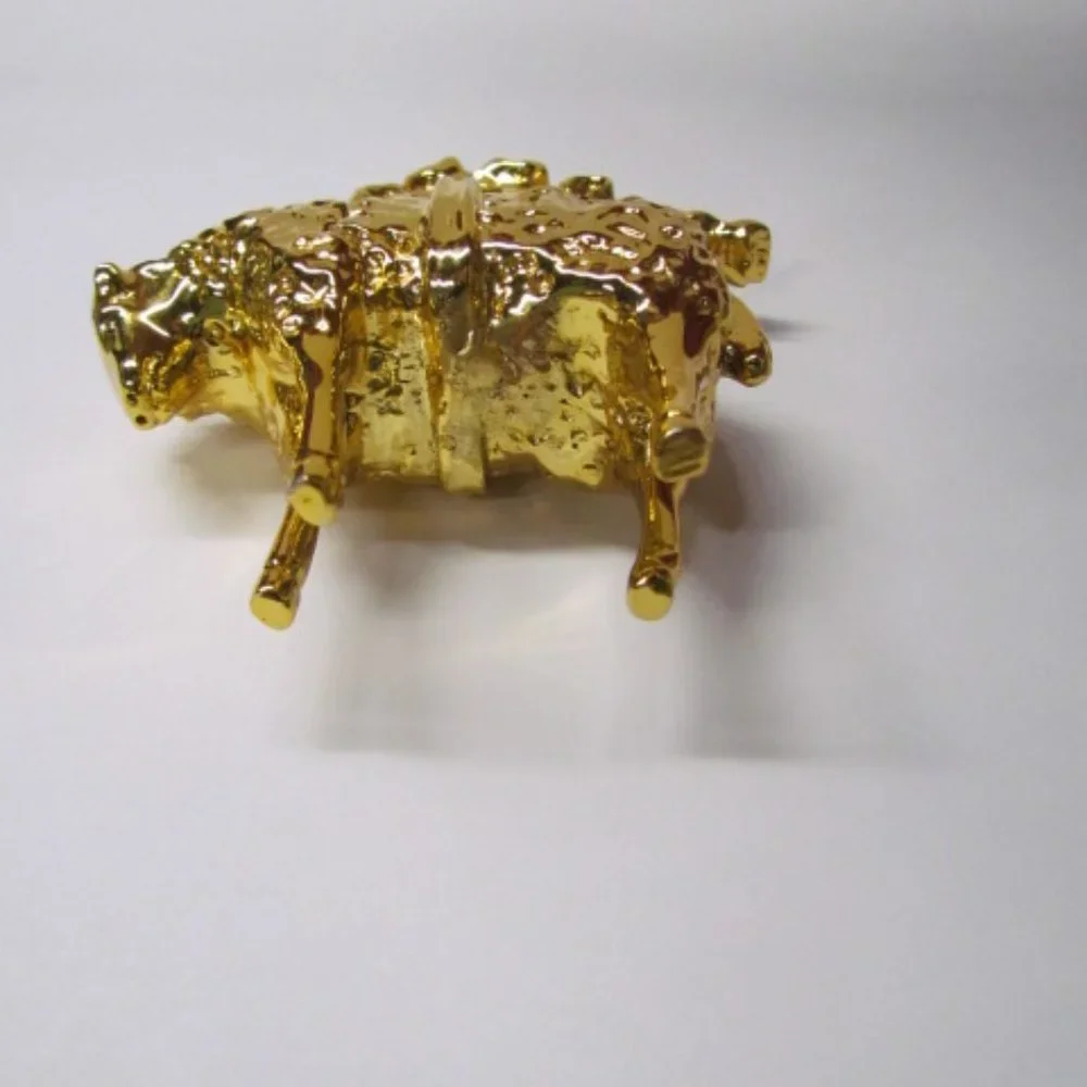 LAMB SHEEP (2) Brooks Brothers Golden Fleece Sheep Ornament need repair